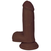 JOCK 6 Inch Dong with Balls - Dark BULK